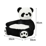 Maxbell Sofa Seat Cover 19x19x17.7inch Decoration Soft Nursery Kids Chair Cover Panda