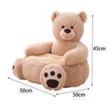 Maxbell Sofa Seat Cover 19x19x17.7inch Decoration Soft Nursery Kids Chair Cover Bear