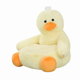 Maxbell Kids Sofa Seat Soft Cushion Plush Sofa Armrest Chair for Bedroom Decor Duck