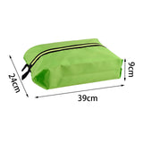 Maxbell Portable Travel Shoes Storage Bag Foldable Lightweight for Home Travel Gym Green