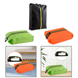 Maxbell Portable Travel Shoes Storage Bag Foldable Lightweight for Home Travel Gym Green