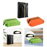Maxbell Portable Travel Shoes Storage Bag Foldable Lightweight for Home Travel Gym Green