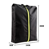 Maxbell Portable Travel Shoes Storage Bag Foldable Lightweight for Home Travel Gym Black