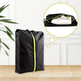 Maxbell Portable Travel Shoes Storage Bag Foldable Lightweight for Home Travel Gym Black