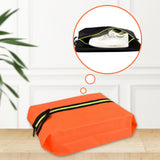Maxbell Portable Travel Shoes Storage Bag Foldable Lightweight for Home Travel Gym Orange