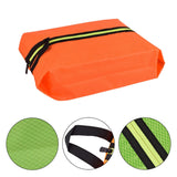 Maxbell Portable Travel Shoes Storage Bag Foldable Lightweight for Home Travel Gym Orange