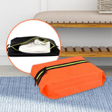 Maxbell Portable Travel Shoes Storage Bag Foldable Lightweight for Home Travel Gym Orange