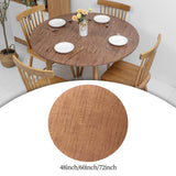 Maxbell PVC Round Elastic Table Cover Oil Proof for Patio Picnic Camping 48inch