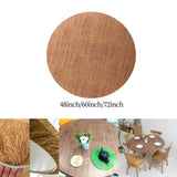 Maxbell PVC Round Elastic Table Cover Oil Proof for Patio Picnic Camping 48inch