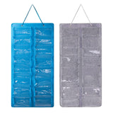 Maxbell Felt Wall Mounted Sunglasses Organizer Soft Display Sturdy for Door Closet Blue