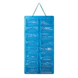 Maxbell Felt Wall Mounted Sunglasses Organizer Soft Display Sturdy for Door Closet Blue