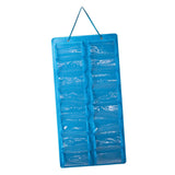 Maxbell Felt Wall Mounted Sunglasses Organizer Soft Display Sturdy for Door Closet Blue