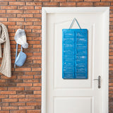 Maxbell Felt Wall Mounted Sunglasses Organizer Soft Display Sturdy for Door Closet Blue