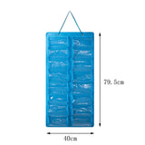 Maxbell Felt Wall Mounted Sunglasses Organizer Soft Display Sturdy for Door Closet Blue