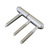 Maxbell Door Hinges Smooth Decorative Easy to Install Heavy Duty for Garage Door Argent