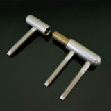 Maxbell Door Hinges Smooth Decorative Easy to Install Heavy Duty for Garage Door Argent