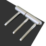 Maxbell Door Hinges Smooth Decorative Easy to Install Heavy Duty for Garage Door Argent