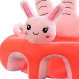 Maxbell Soft Baby Sofa Cover Washable Cute Feeding Chair Case for Infants Gift Rabbit