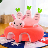 Maxbell Soft Baby Sofa Cover Washable Cute Feeding Chair Case for Infants Gift Rabbit