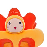 Maxbell support Seat Plush Chairs Learning to Sit Animal for Learning chicken