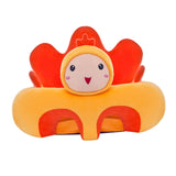 Maxbell support Seat Plush Chairs Learning to Sit Animal for Learning chicken