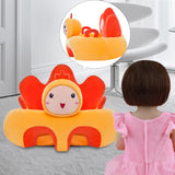 Maxbell support Seat Plush Chairs Learning to Sit Animal for Learning chicken