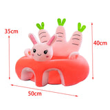 Maxbell support Seat Plush Chairs Learning to Sit Animal for Learning rabbit