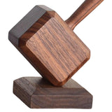 Maxbell Bottle Opener Beverage Can Opener with Wooden Base for Camping BBQ Hotel