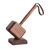Maxbell Bottle Opener Beverage Can Opener with Wooden Base for Camping BBQ Hotel