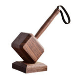 Maxbell Bottle Opener Beverage Can Opener with Wooden Base for Camping BBQ Hotel