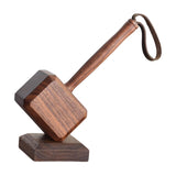 Maxbell Bottle Opener Beverage Can Opener with Wooden Base for Camping BBQ Hotel