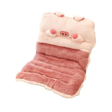 Maxbell Cute Chair Seat Cushion Waist Rest Cushion Desk Chair Cushion Pink and Orange
