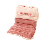 Maxbell Cute Chair Seat Cushion Waist Rest Cushion Desk Chair Cushion Pink and Orange