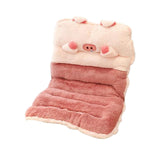 Maxbell Cute Chair Seat Cushion Waist Rest Cushion Desk Chair Cushion Pink and Orange