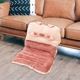 Maxbell Cute Chair Seat Cushion Waist Rest Cushion Desk Chair Cushion Pink and Orange