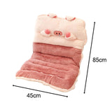 Maxbell Cute Chair Seat Cushion Waist Rest Cushion Desk Chair Cushion Pink and Orange
