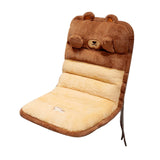 Maxbell Cute Chair Seat Cushion Waist Rest Cushion Desk Chair Cushion Brown and Yellow