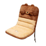 Maxbell Cute Chair Seat Cushion Waist Rest Cushion Desk Chair Cushion Brown and Yellow