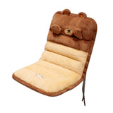 Maxbell Cute Chair Seat Cushion Waist Rest Cushion Desk Chair Cushion Brown and Yellow
