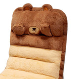 Maxbell Cute Chair Seat Cushion Waist Rest Cushion Desk Chair Cushion Brown and Yellow