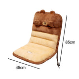 Maxbell Cute Chair Seat Cushion Waist Rest Cushion Desk Chair Cushion Brown and Yellow