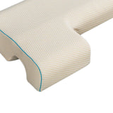 Maxbell Ergonomic Couples Pillow for Friends Couples Birthday Gift Beige Right