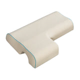 Maxbell Ergonomic Couples Pillow for Friends Couples Birthday Gift Beige Right