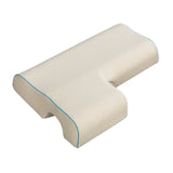 Maxbell Ergonomic Couples Pillow for Friends Couples Birthday Gift Beige Right