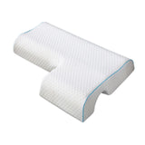 Maxbell Ergonomic Couples Pillow for Friends Couples Birthday Gift Hexagon Left