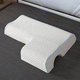 Maxbell Ergonomic Couples Pillow for Friends Couples Birthday Gift Rhombus Left