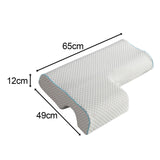 Maxbell Ergonomic Couples Pillow for Friends Couples Birthday Gift Rhombus Right