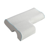 Maxbell Ergonomic Couples Pillow for Friends Couples Birthday Gift Rhombus Right