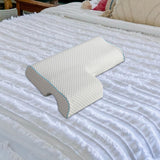 Maxbell Ergonomic Couples Pillow for Friends Couples Birthday Gift Rhombus Right