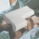 Maxbell Ergonomic Couples Pillow for Friends Couples Birthday Gift Rhombus Right